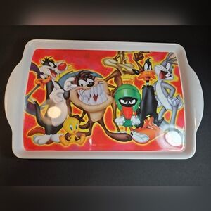 Vintage Warner Bros Tray LOONEY TUNES Bugs Bunny, Daffy, Taz, Tweety, Sylvester